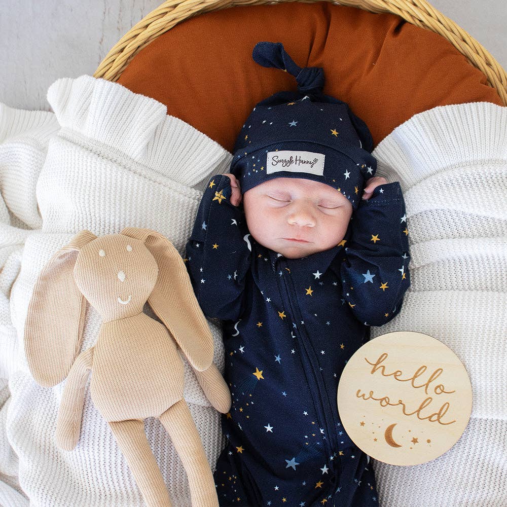 Starry Night Organic Snugglesuit Convertible Romper