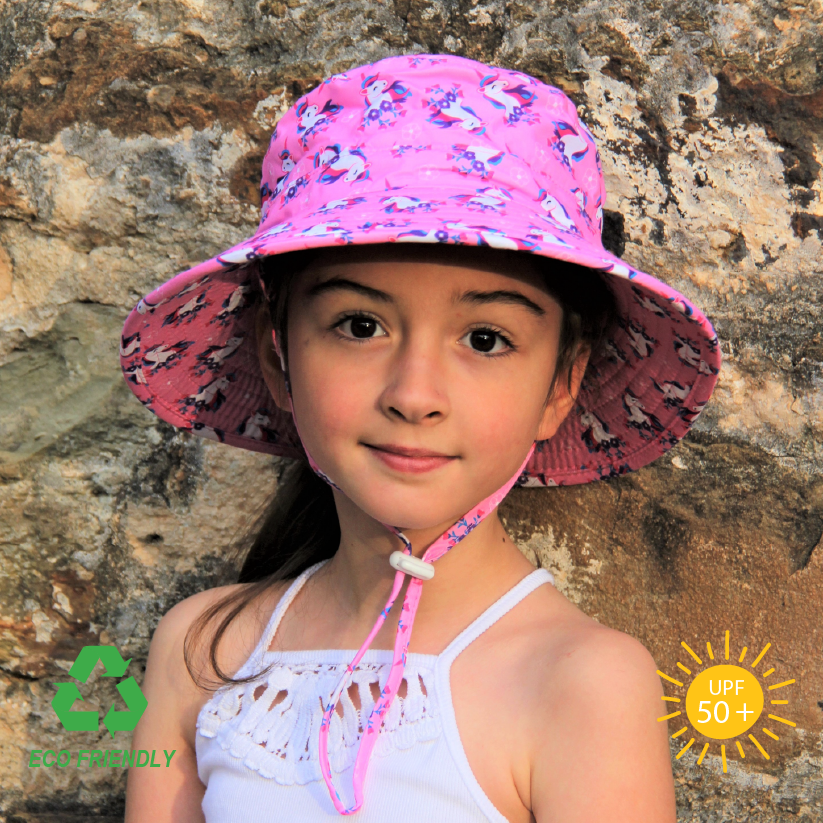 Little Georgie - Kids Bucket Sun Hat - Unicorn