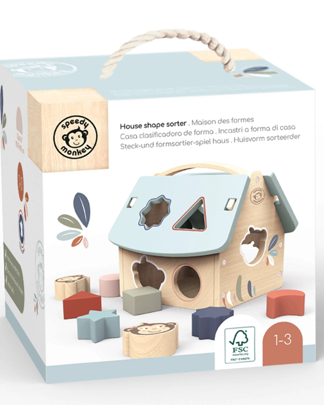 House Shape Sorter with 8 Blocks