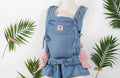 MySol Blue Tweed baby carrier - recycled cotton, sustainable