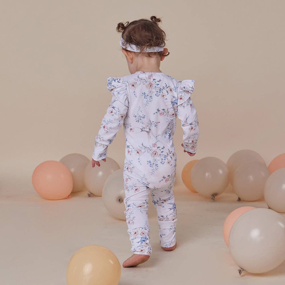 Sweet Swallows Organic Snugglesuit Convertible Romper