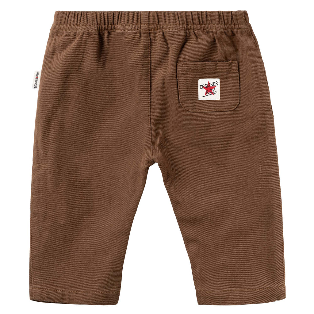 Theo Twill Pants - Chocolate