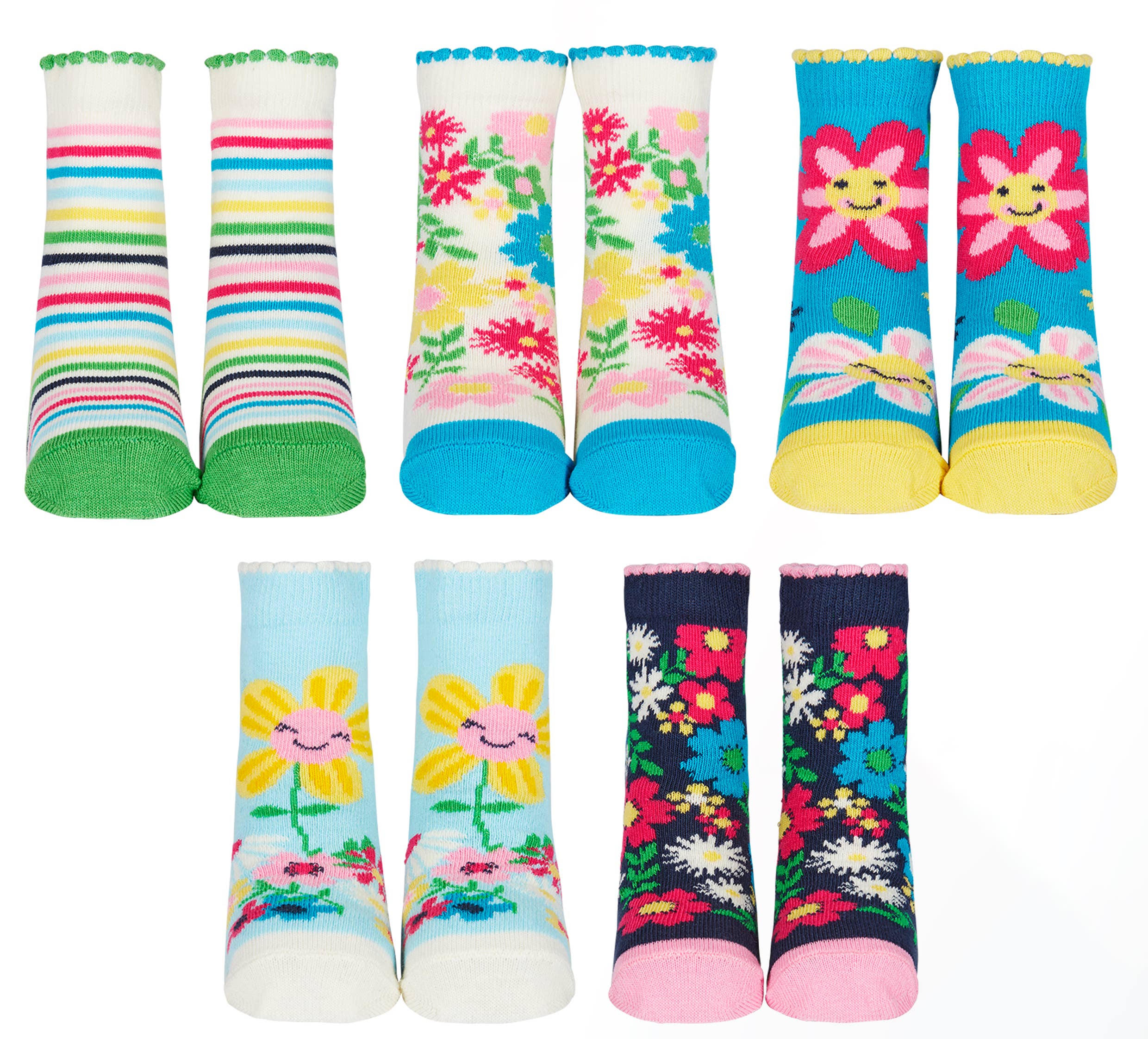 Baby Socks 5 pairs 2-4 years - Little Petal