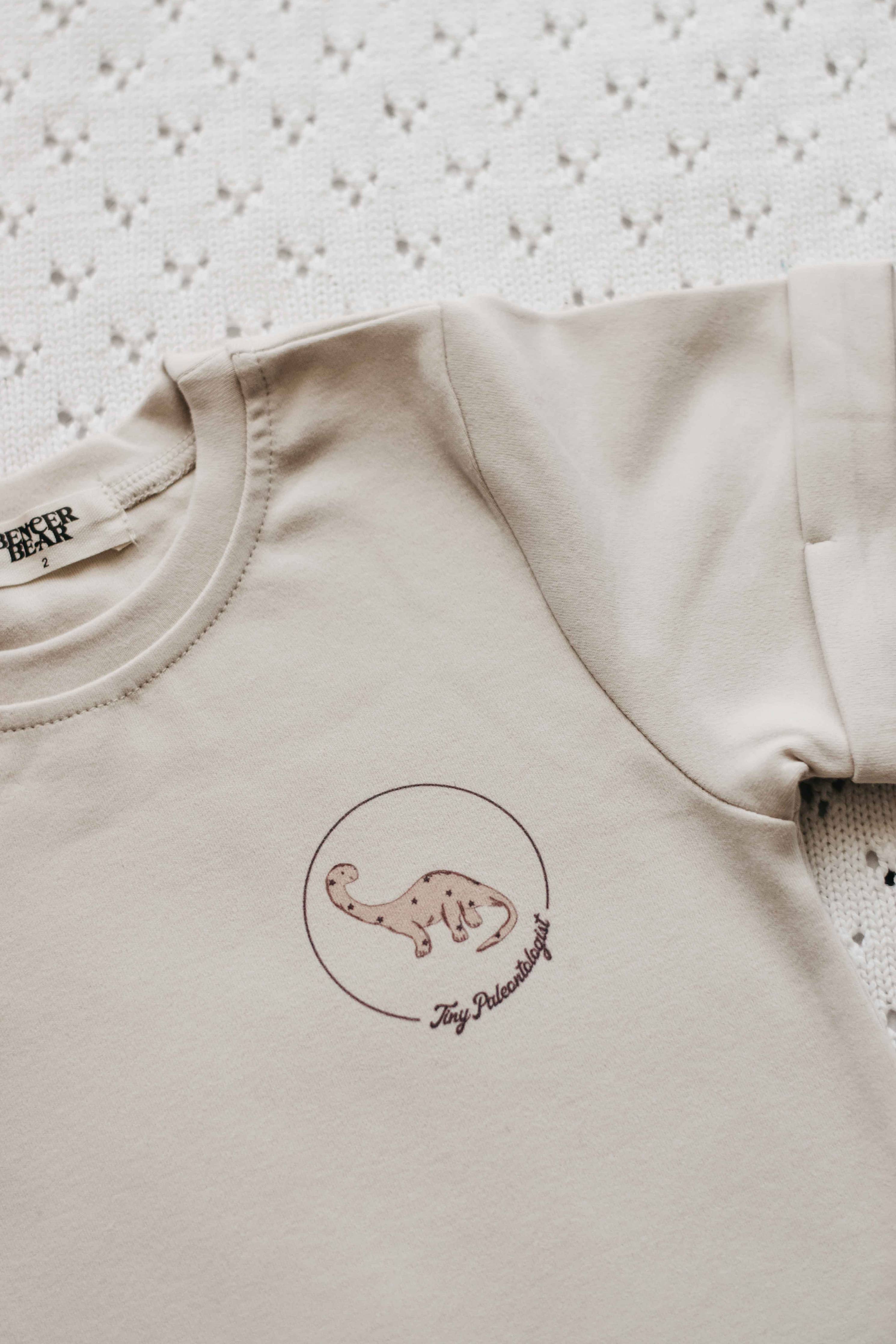 Tiny Paleontologist Bodysuit/Tee - Neutral