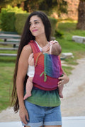 MySol Paradise baby carrier, colorful, suitable from birth, fair