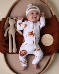 Lion Organic Snugglesuit Convertible Romper