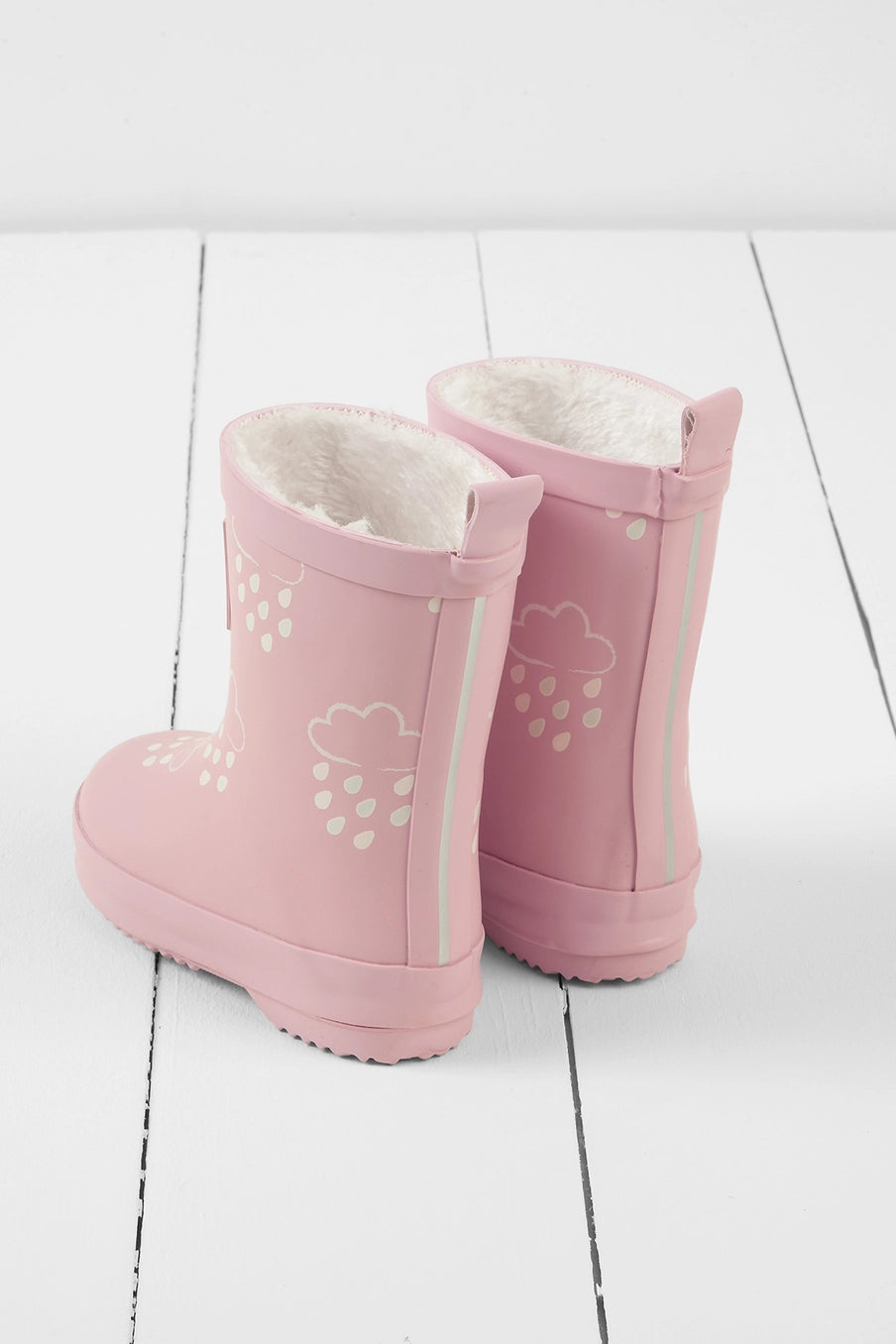 Colour-Changing Kids Wellies - Baby Pink