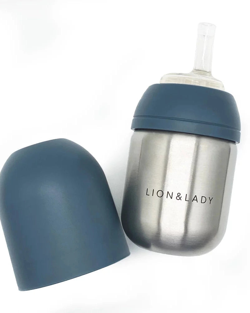Toddler Straw Cup: French Navy