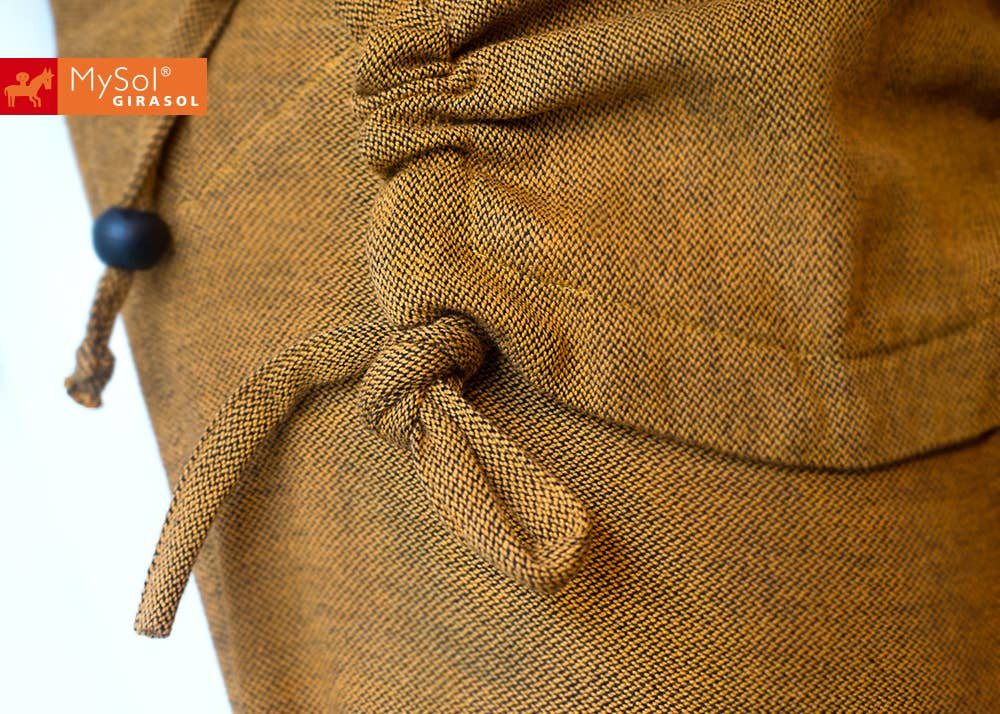 MySol Camote handwoven ergonomic baby carrier from birth