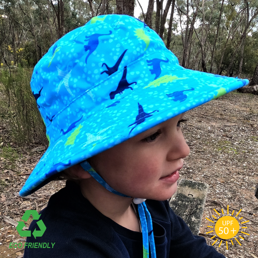 Little Georgie - Kids Bucket Sun Hat - Dinosaur