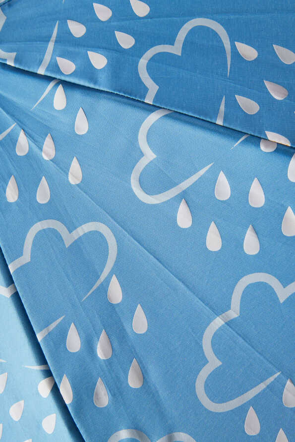 Colour-Revealing Umbrella - Baby Blue