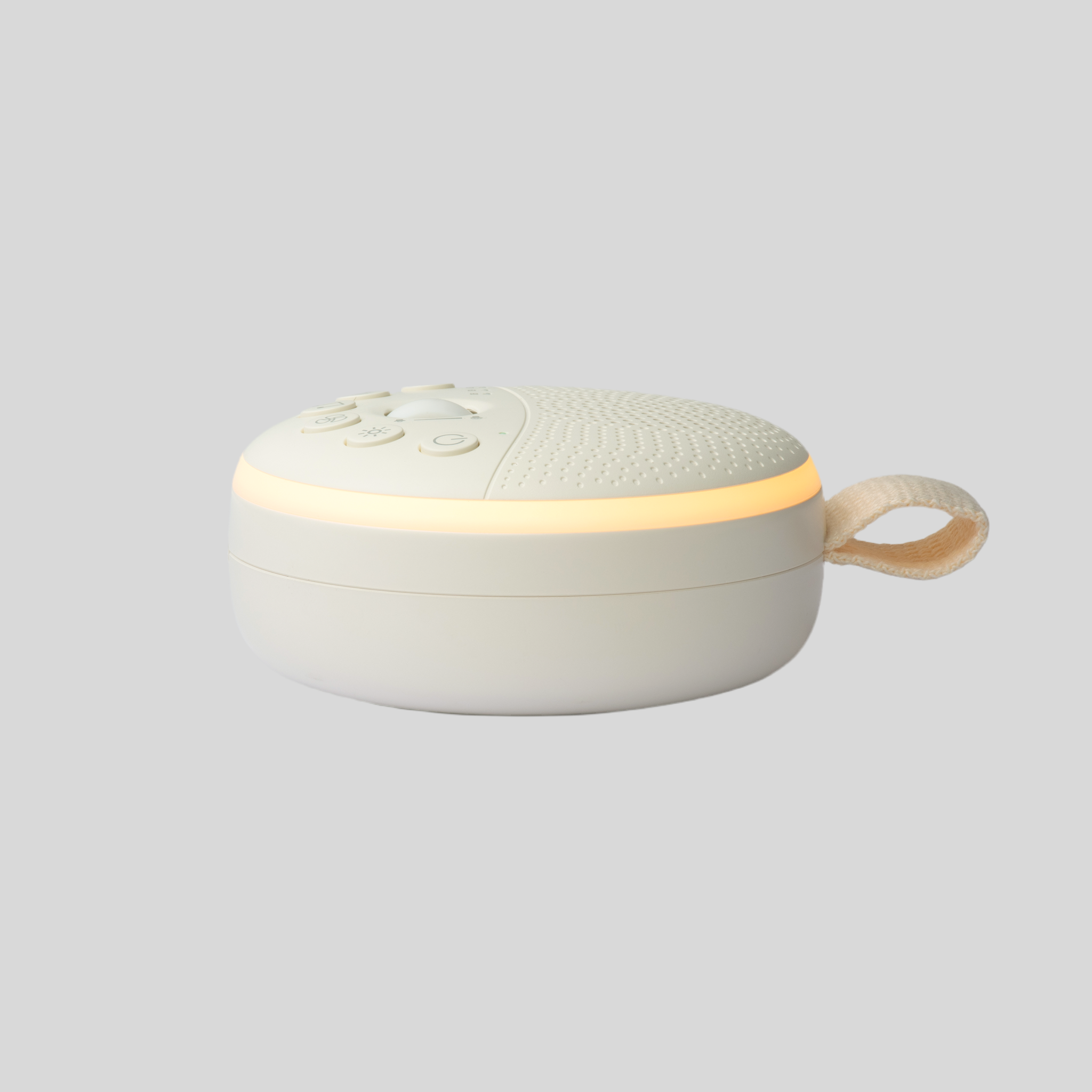 Portable Baby White Noise Machine & Night Light - White