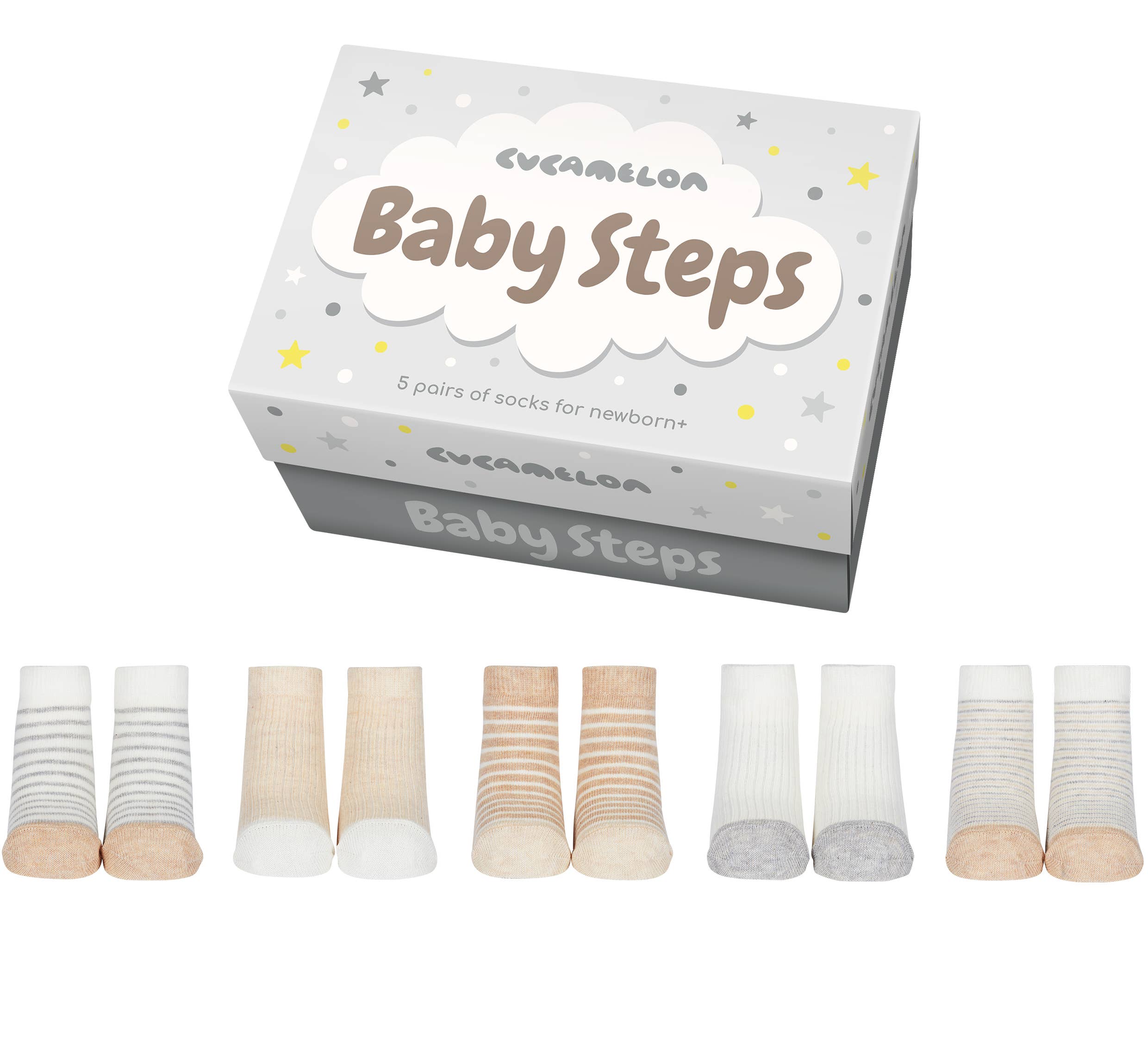 Baby Socks 5 pairs Newborn - Baby Steps