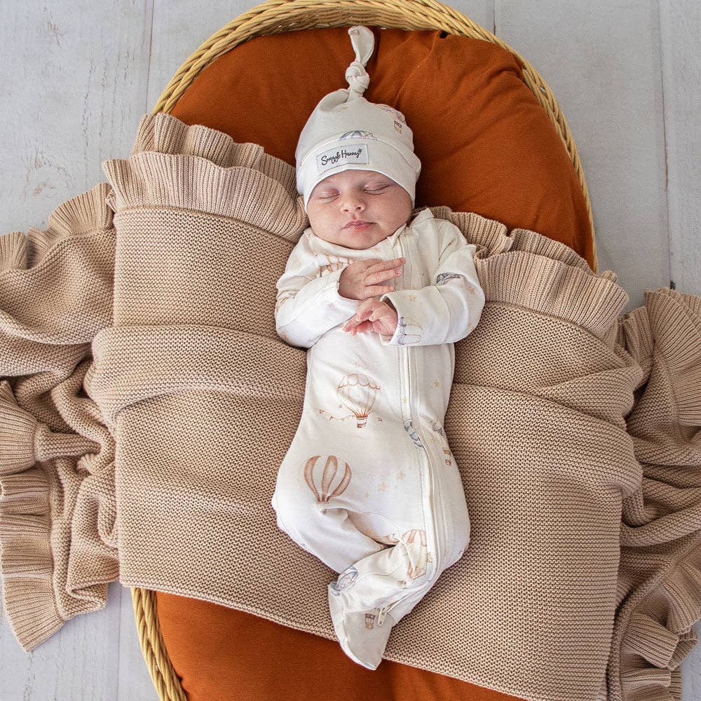 Up & Away Organic Snuggle Sleepsuit Zip Footie