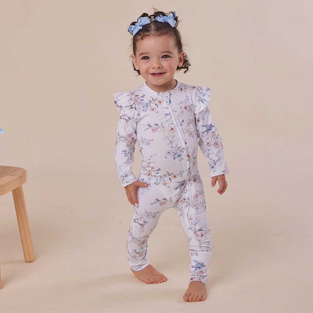 Sweet Swallows Organic Snugglesuit Convertible Romper