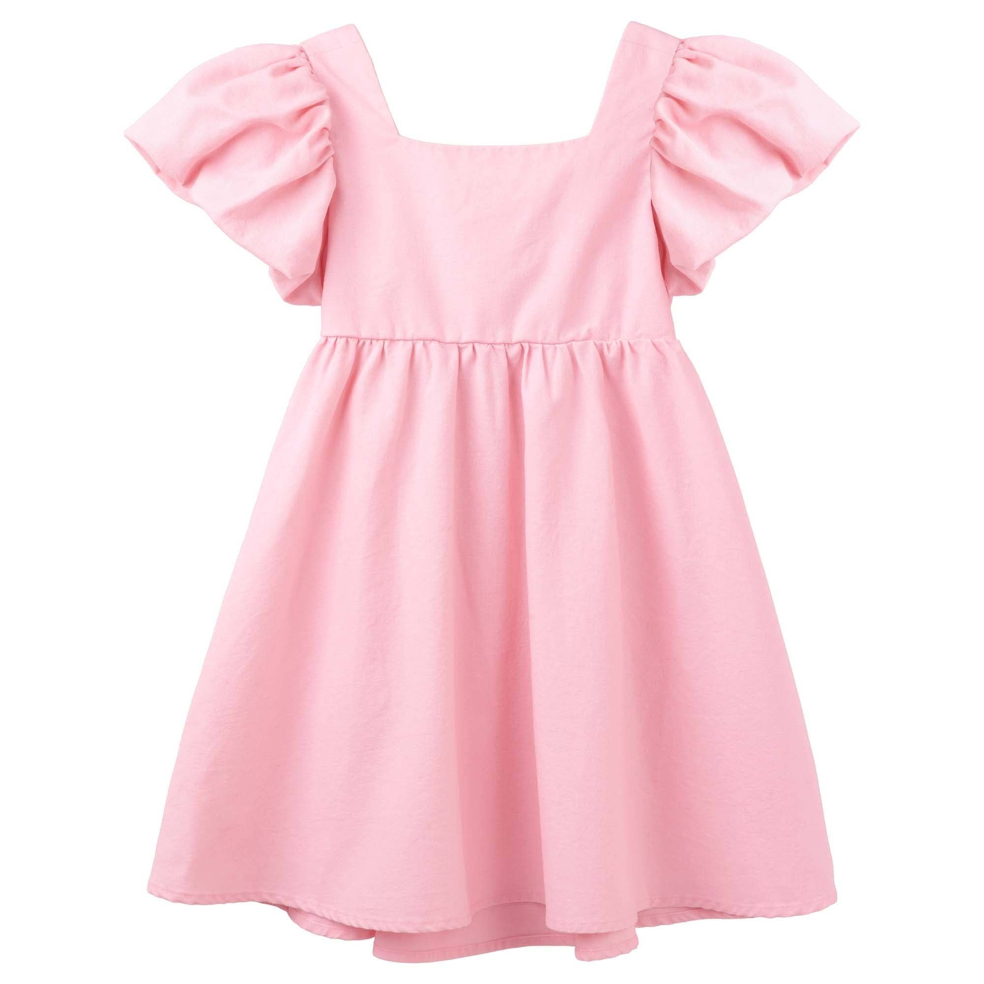 Grace Tie Back Dress - Pink