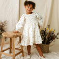 Golden Cherry Tiered Dress