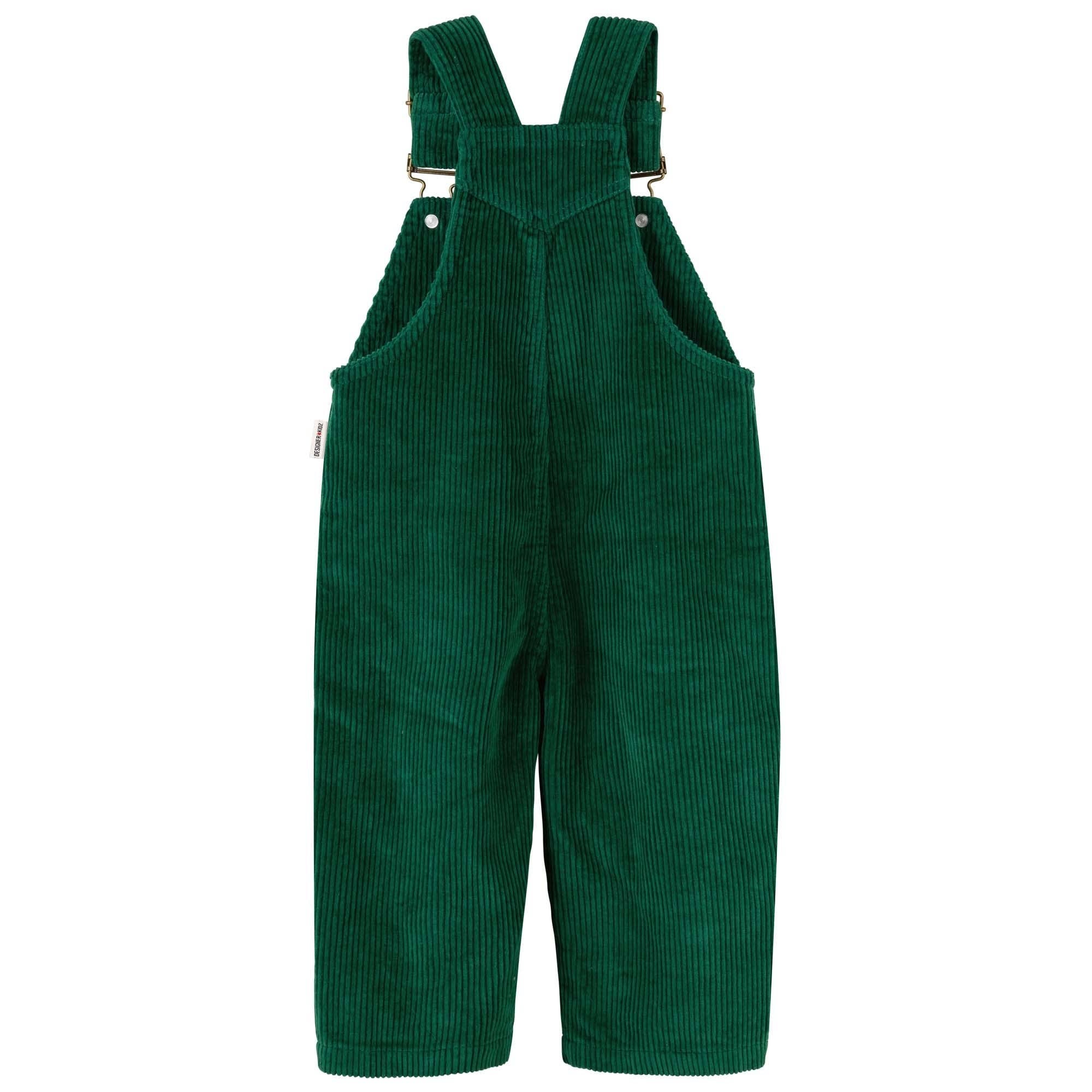 Charlie Cord Overalls - Juniper Green