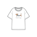 Tee: Silly Sausage Blue
