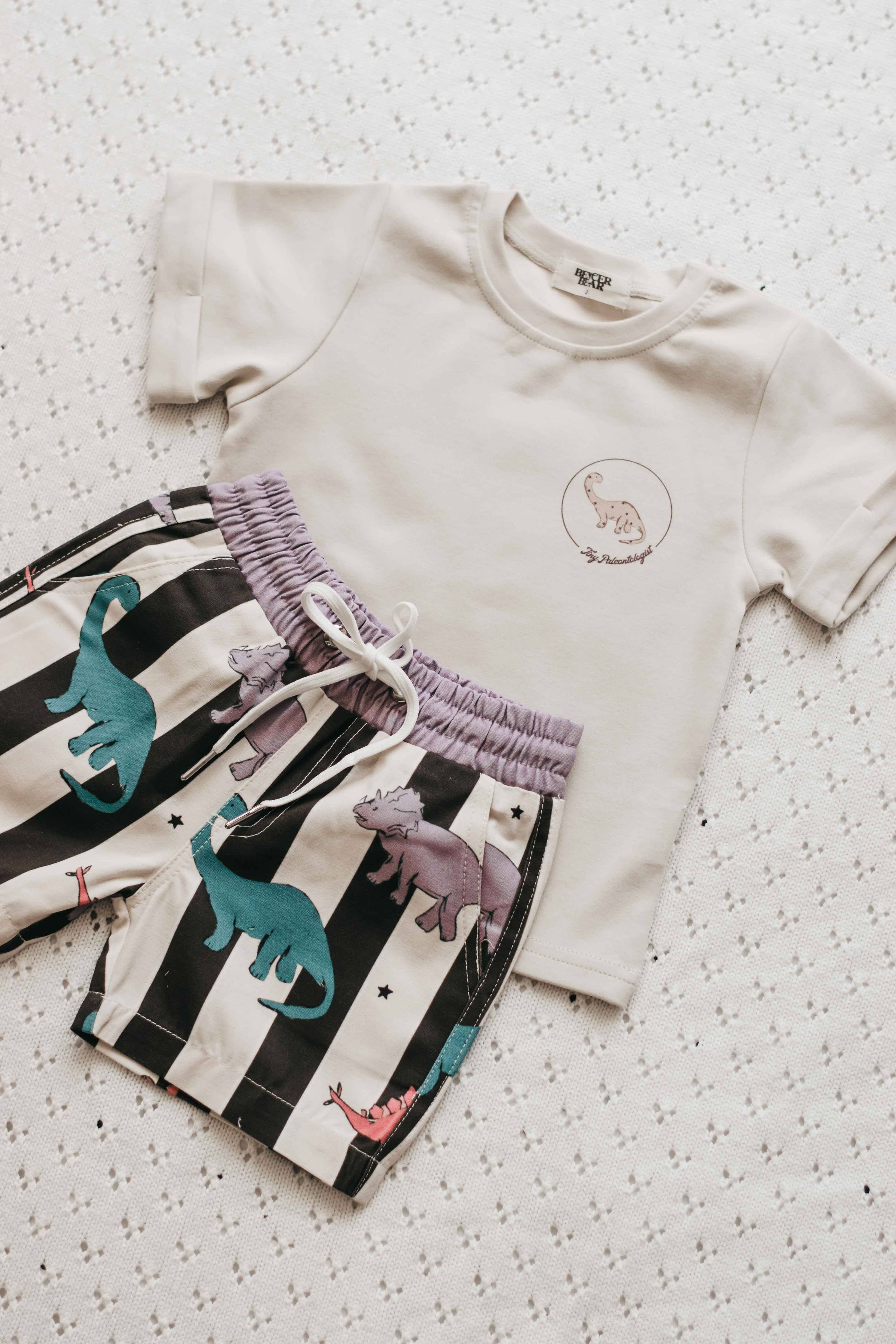 Tiny Paleontologist Bodysuit/Tee - Neutral