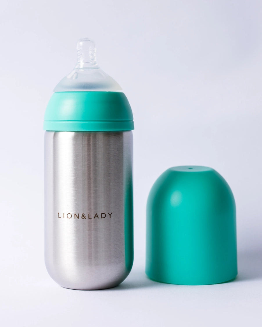 18/8 Stainless Steel Baby bottle - 350ml: Mint