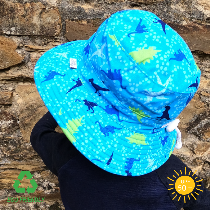 Little Georgie - Kids Bucket Sun Hat - Dinosaur