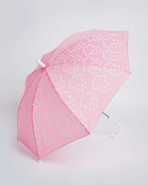 Colour-Revealing Umbrella in Baby Pink