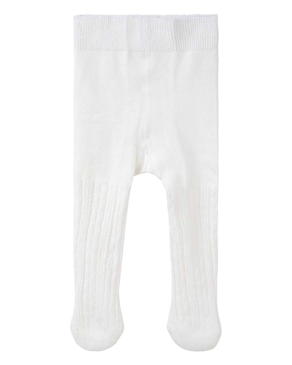 Baby Cable Knit Tights - Cream