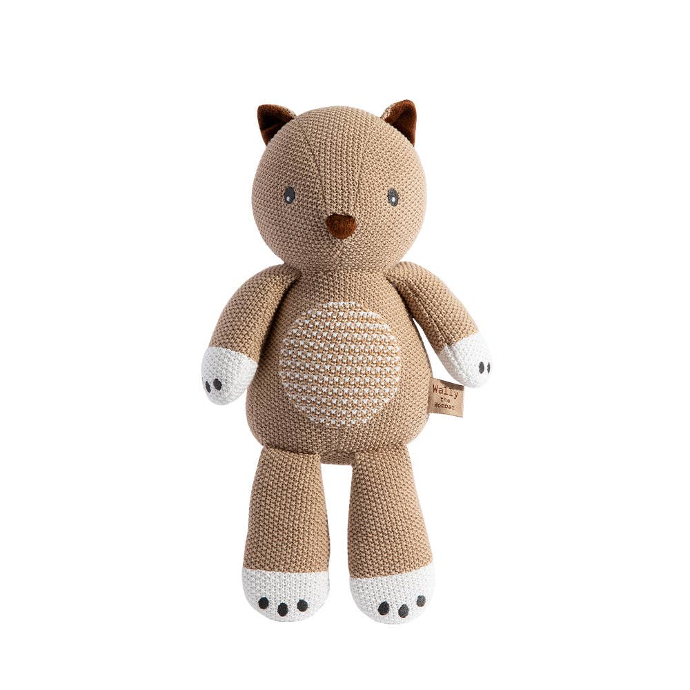 Knitted Toy - Wally the Wombat