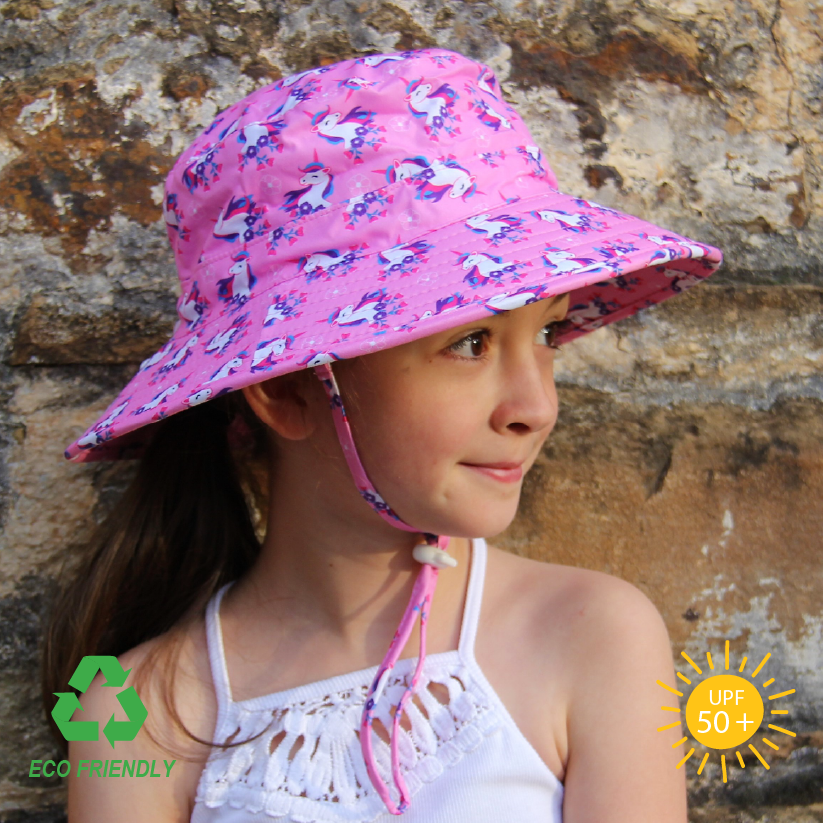 Little Georgie - Kids Bucket Sun Hat - Unicorn