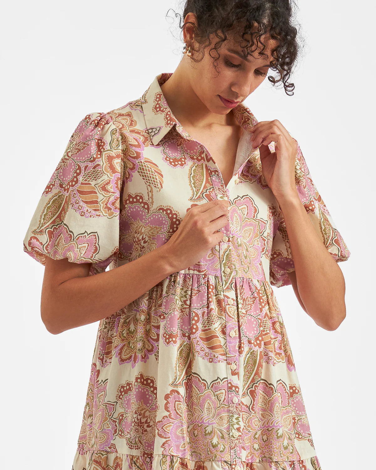 Hope Linen Dress - Natural