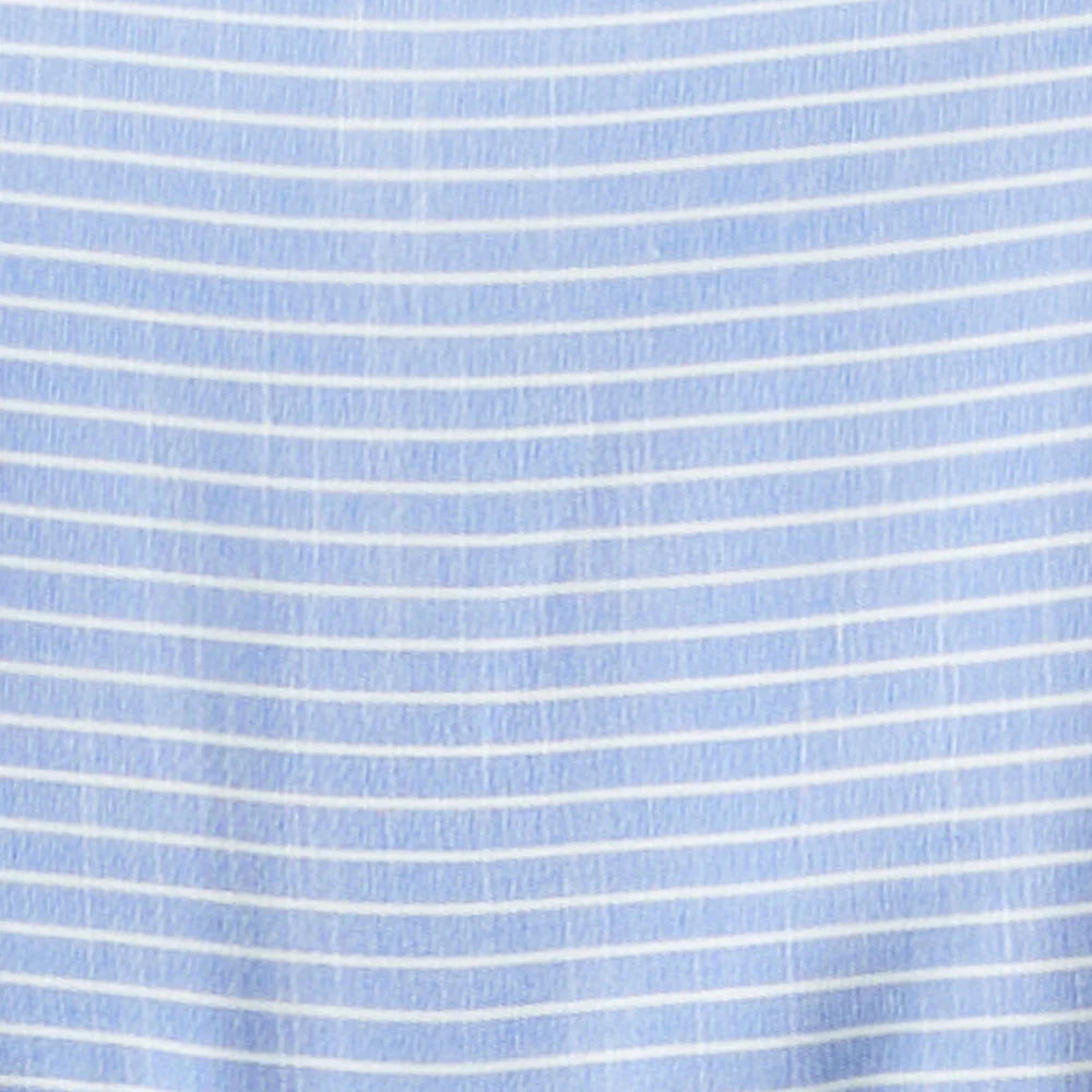 Abby Stripe Shirt Dress: Blue / White