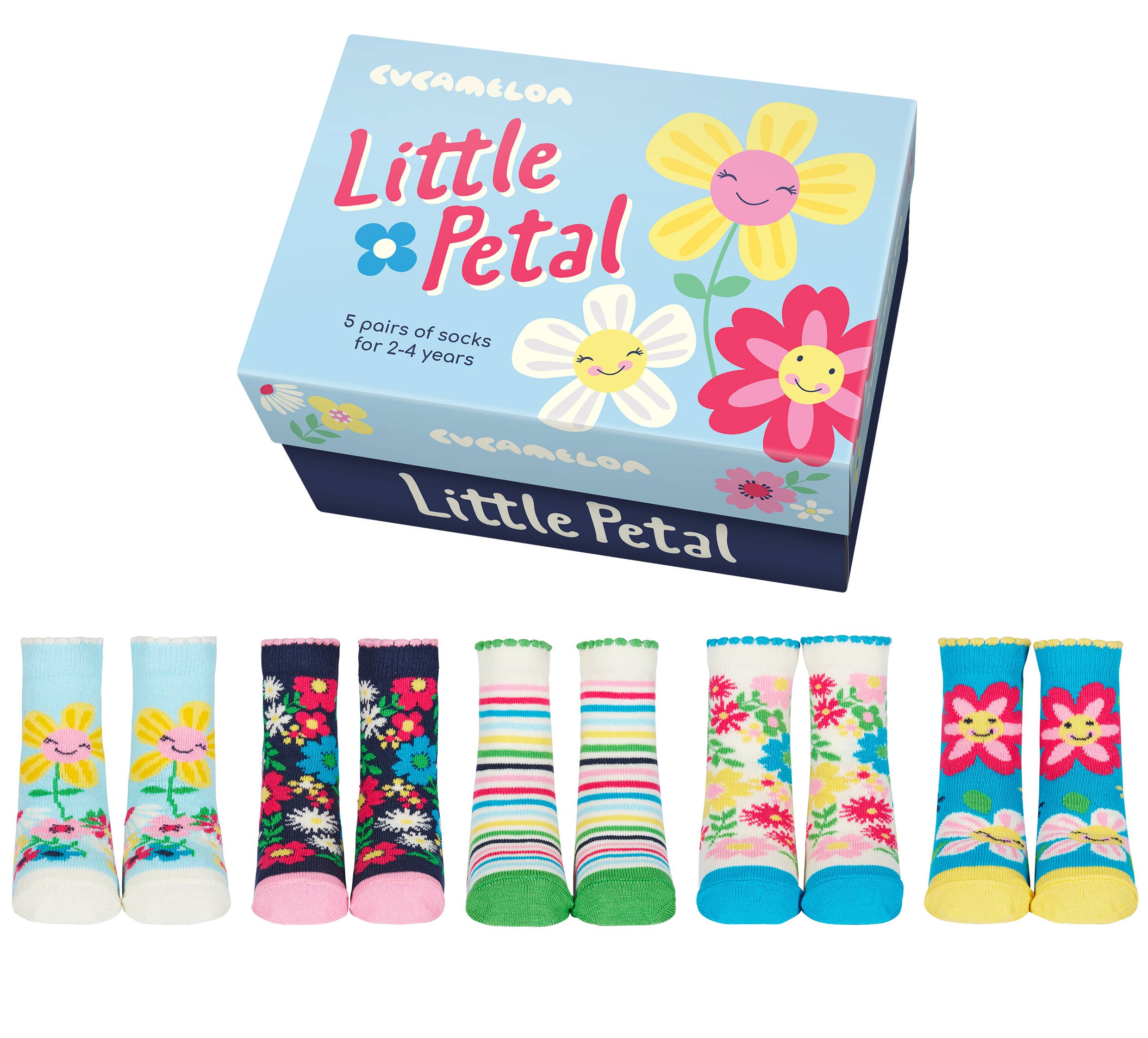 Baby Socks 5 pairs 2-4 years - Little Petal