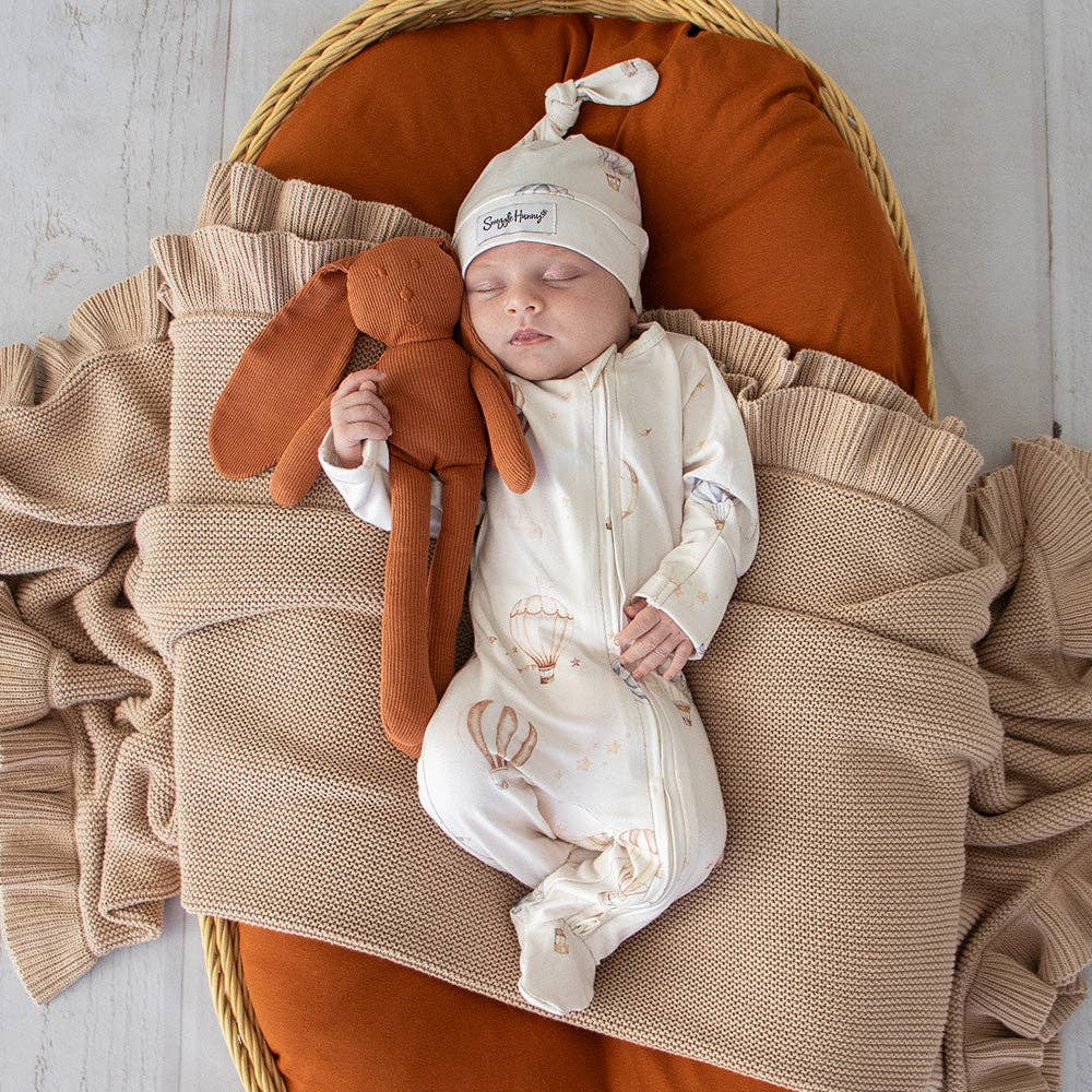 Up & Away Organic Snuggle Sleepsuit Zip Footie