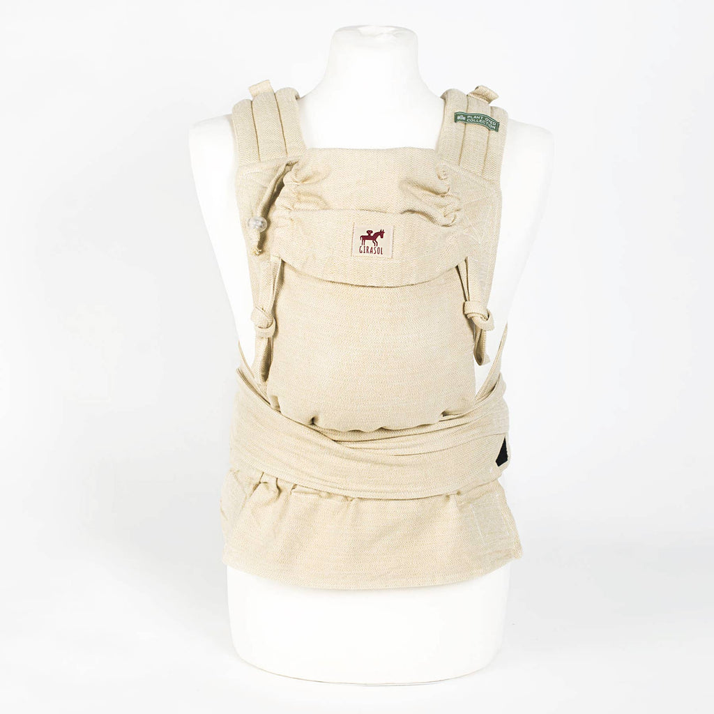 MySol Plant Dyed Marigold baby carrier, eco, sustainable