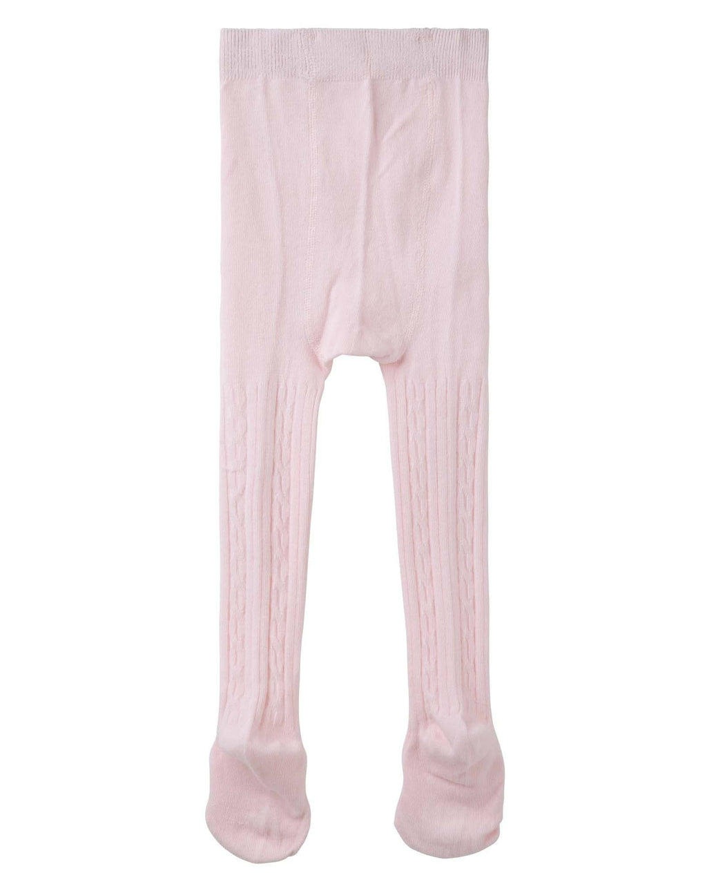 Baby Cable Knit Tights - Pink