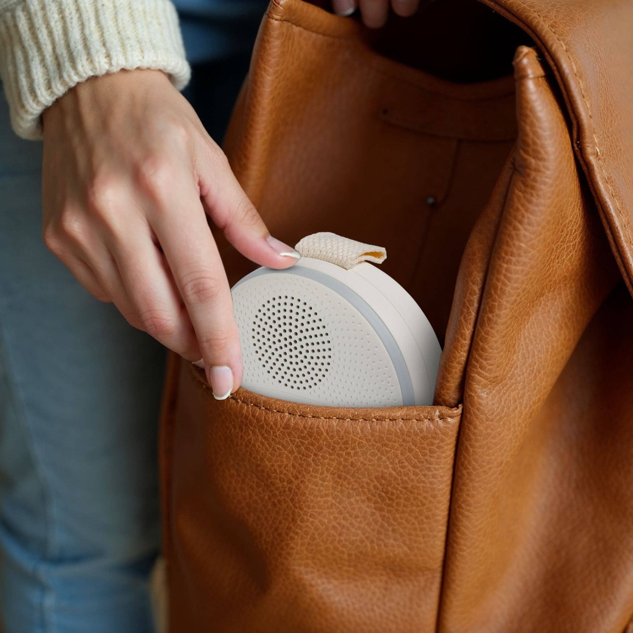 Portable Baby White Noise Machine & Night Light - White