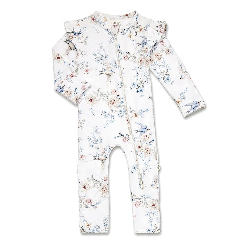 Sweet Swallows Organic Snugglesuit Convertible Romper