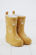 Colour-Changing Kids Winter Wellies - Ochre