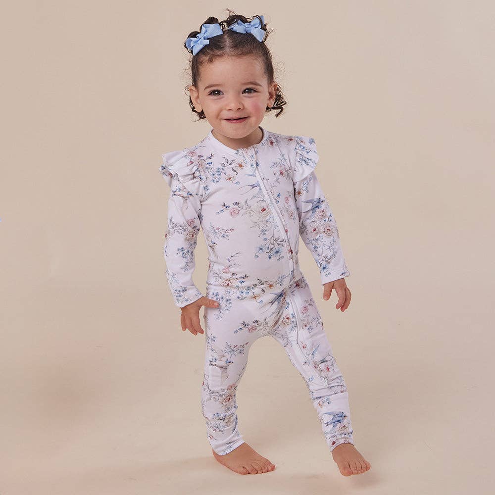 Sweet Swallows Organic Snugglesuit Convertible Romper