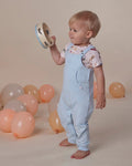 Organic Joey Overalls - Baby Blue