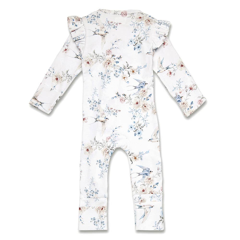 Sweet Swallows Organic Snugglesuit Convertible Romper
