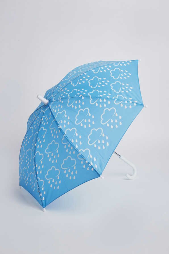 Colour-Revealing Umbrella - Baby Blue