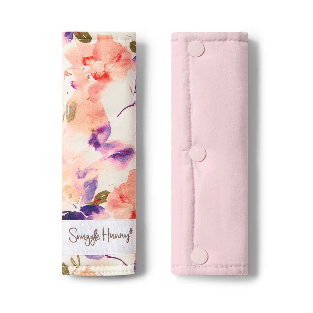 Blushing Beauty Universal Reversible Pram Strap Covers