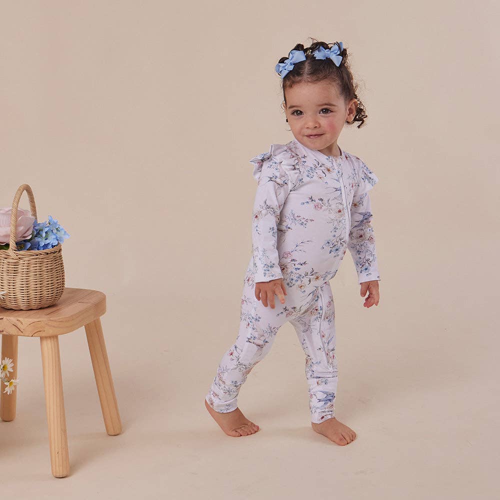 Sweet Swallows Organic Snugglesuit Convertible Romper