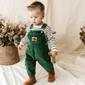 Charlie Cord Overalls - Juniper Green