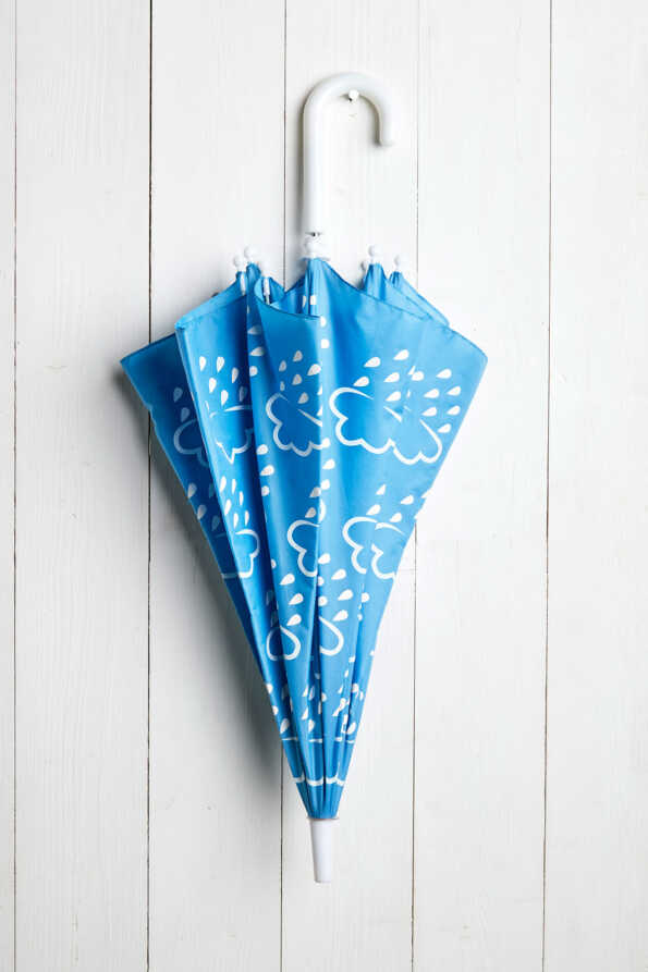Colour-Revealing Umbrella - Baby Blue