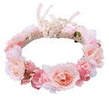 Juliette Flower Crown - Rose Pink