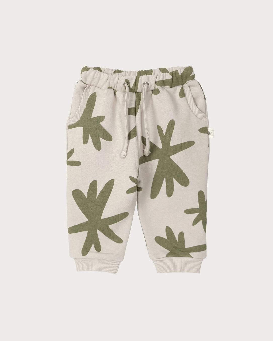 Sweatpants - Olive Star