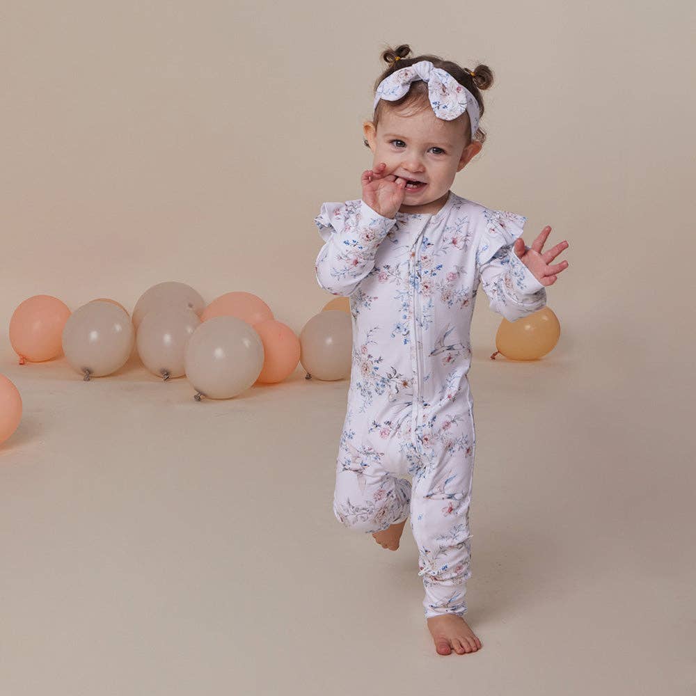 Sweet Swallows Organic Snugglesuit Convertible Romper